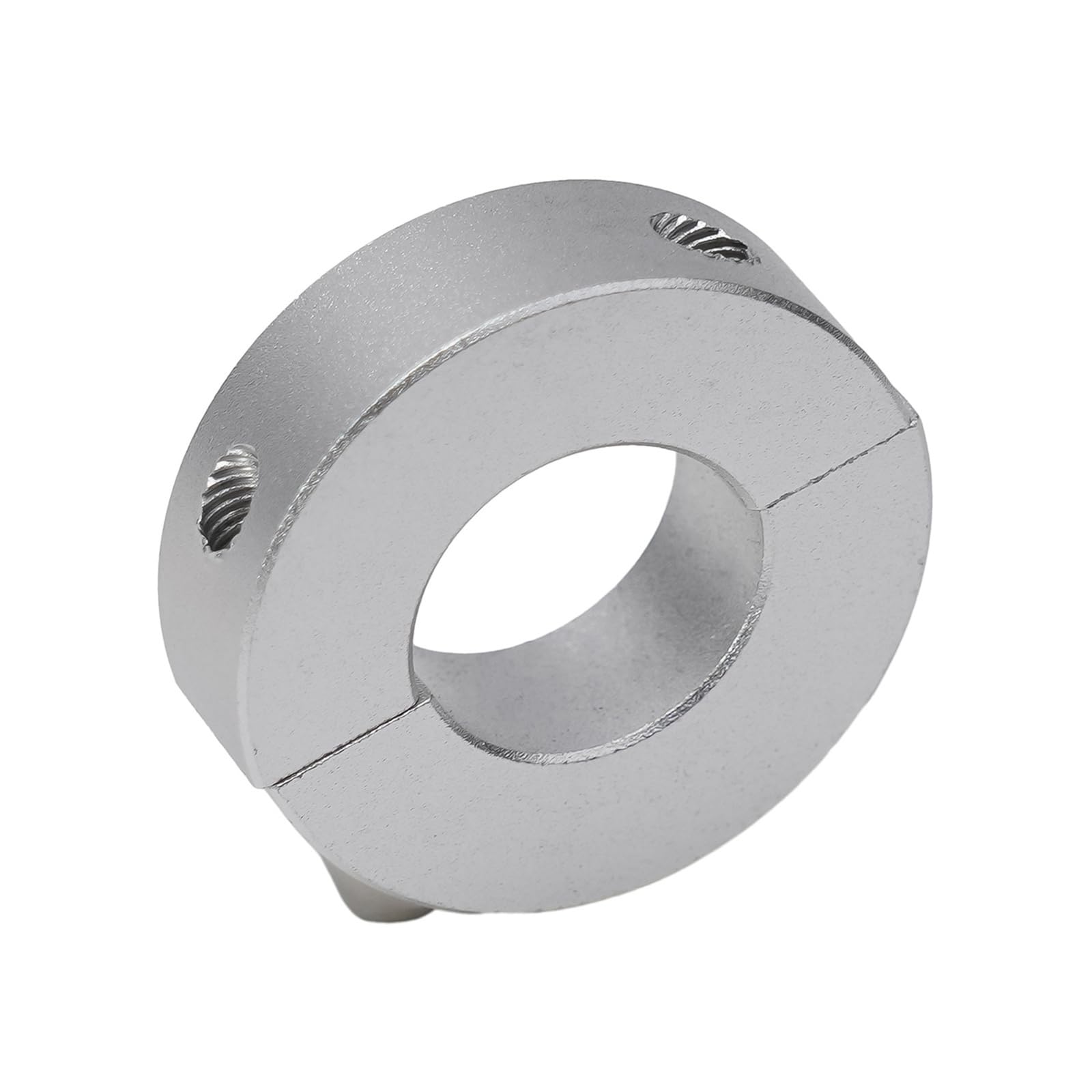 Collar de doble diámetro dividido tipo abrazadera de cuello chapado en zinc
