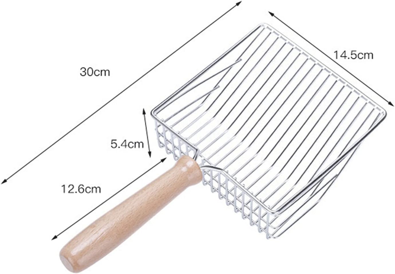 Cat Litter Scoops Cat Litter Spoon Metal ladle Hollow Shovel Stool Care Tool