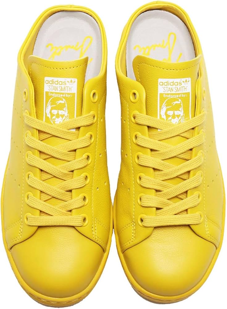 【デッドストック】adidasアディダスタンスミスミュール黄色イエロー デッドストック】adidasアディダスタンスミスミュール黄色イエロー