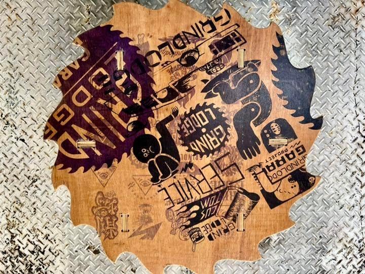 WOMAN PIRATEアップリケ フーデッドブルゾン