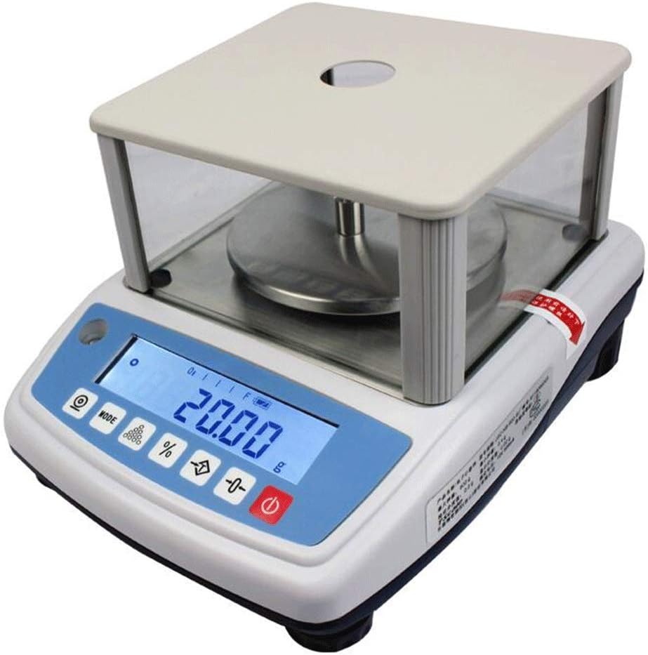 0.001g High Precision Jewelry Scale Digital Accurate Analytical Electronic Balance Data Transmission Laboratory Multifunctional Weighing For Gold (Color : NHB-1500g0.02g, Size : 25x20x8.5cm)