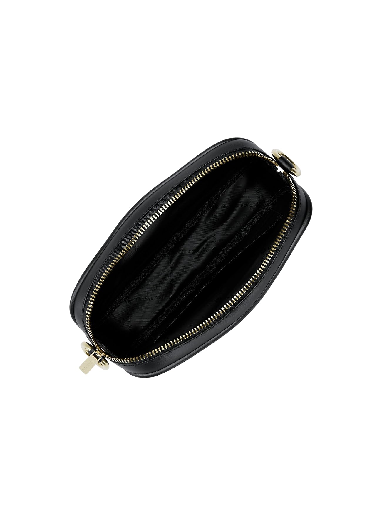 Michael Kors Jet Set Small Signature Logo Camera Crossbody Bag Black