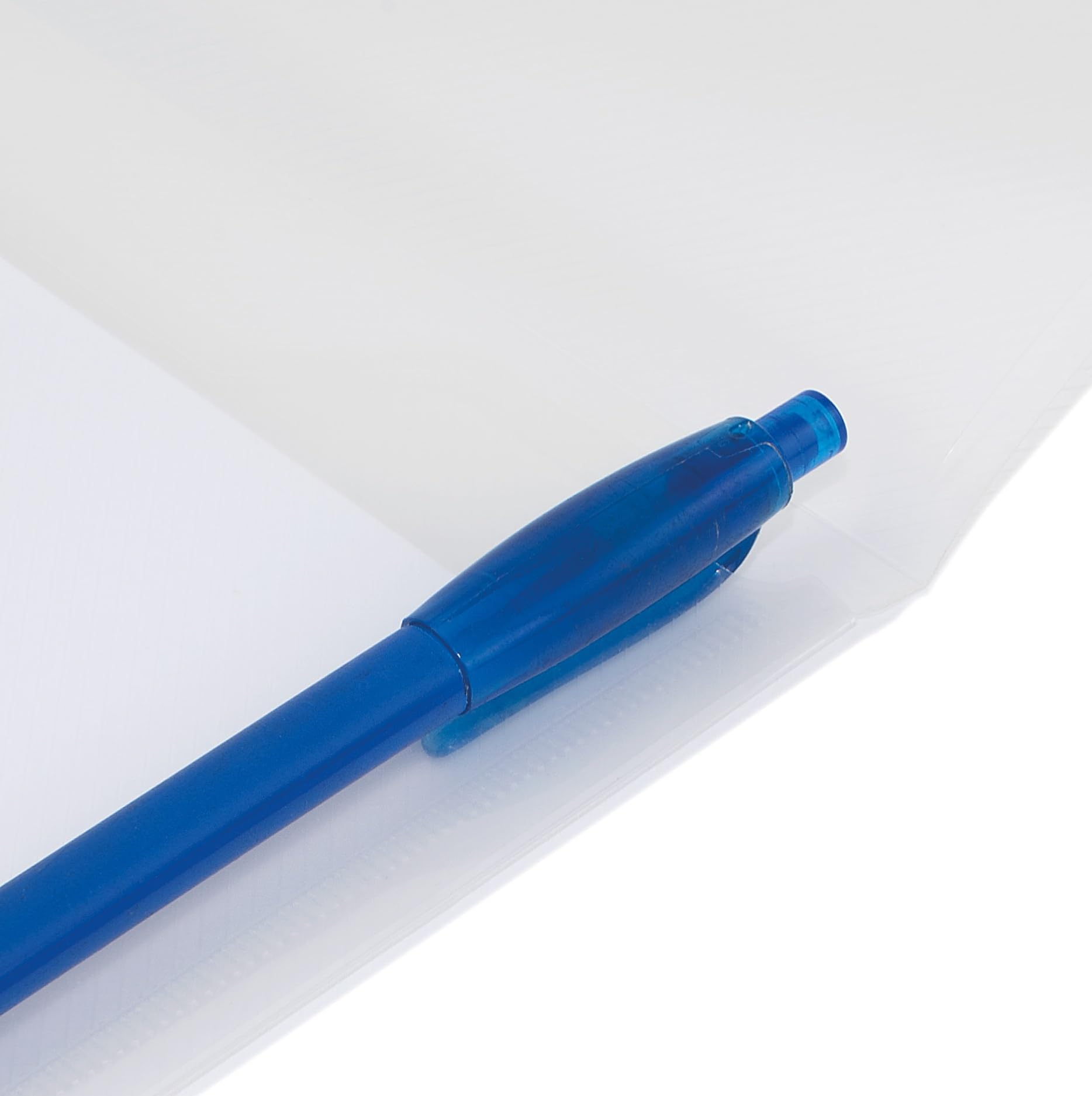 Rapesco 0688 ECO Recycelte Dokumentenmappe mit Druckknopf, A4+, Sortierte Transparente Farben, 5 Stück
