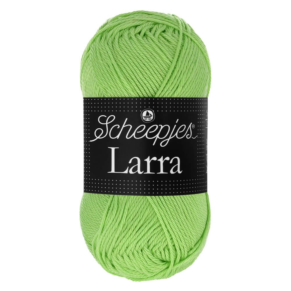 Scheepjes Larra Cotton Yarn 50g - 07398 Green Mercerized