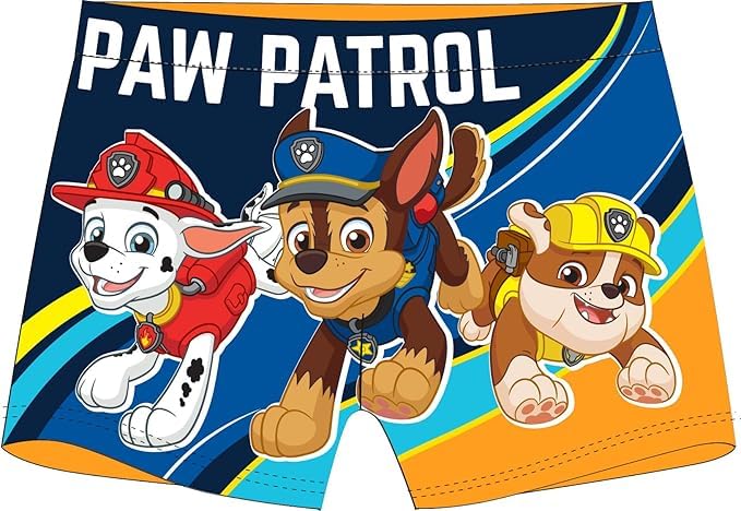 Paw Patrol Badeshorts für Jungen - Chase Marshall Kinder Badehose...