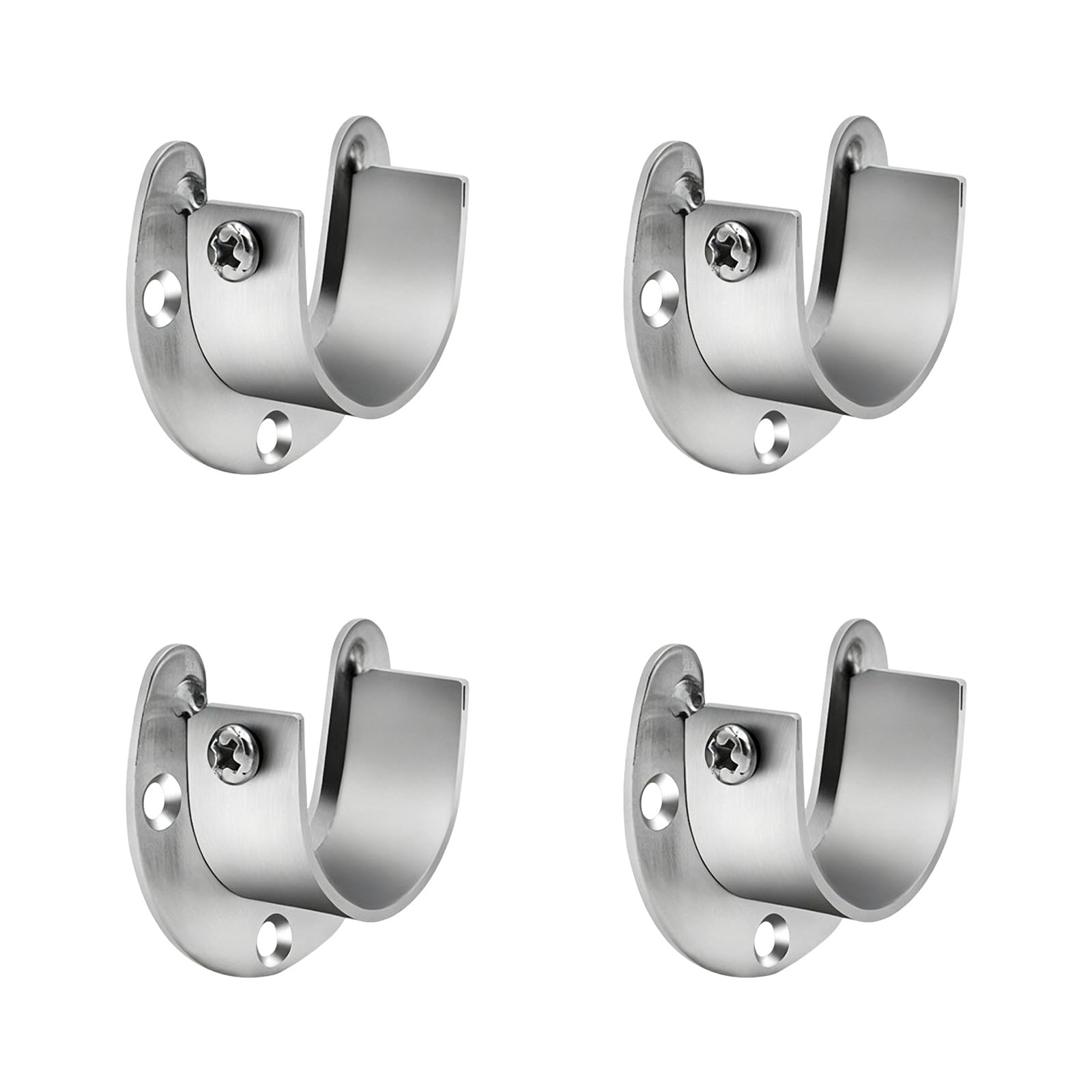 NRVTRE Premium Resistant 304 Stainless Steel Garment Rack Mounts Rustproof and Sturdy Suitable for Home Organization Modern Closet Planner Hardware