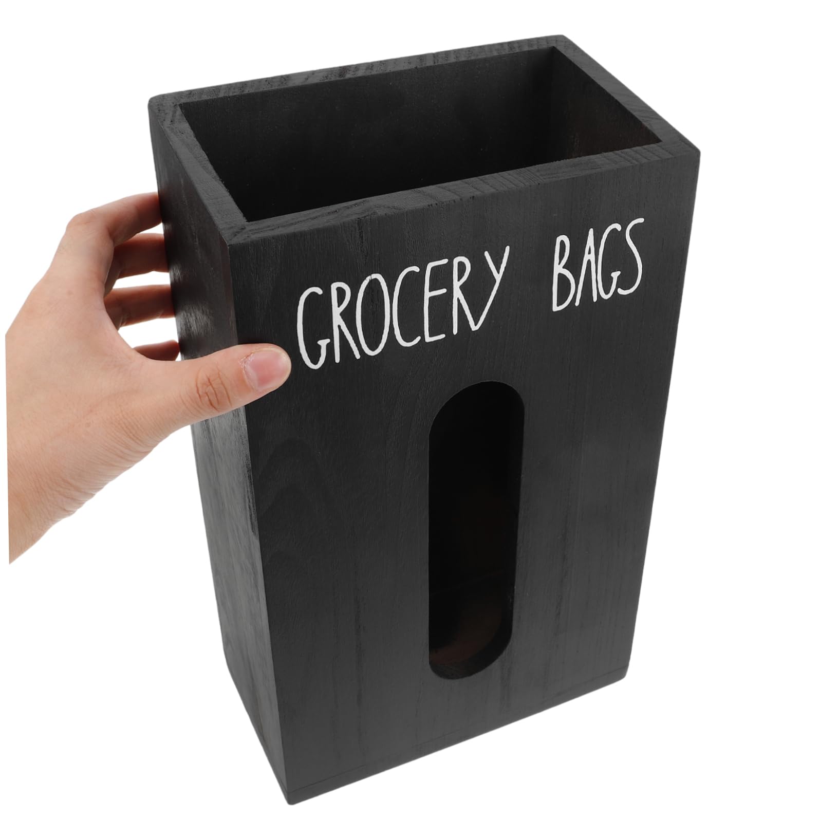 GLEAVI Organizador de Bolsas de Basura de Madera de Almacenamiento de Bolsas de Caja de Almacenamiento y Encimeras Hogar y Oficina