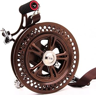 Kite Reel Winder Kite Reel, Kite String Winder, Grip Wheel, Large Winding Reel Grip Wheel, for Adults, for Outdoor Kite Line Flying, Kite Spool (Color : Brown, Size : 27cm)