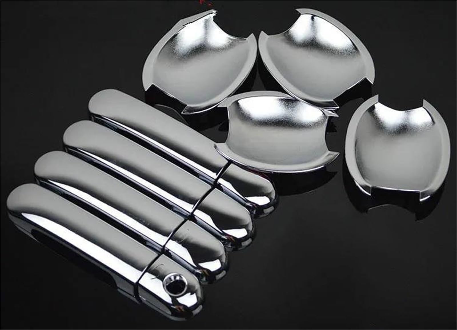 Bayde Handle Bowl 0 Button Car Door Handle Covers Accessories Trim Styling Overlay Stickers Decals For Nissan For Note E11 2005-2012 Cover Trim