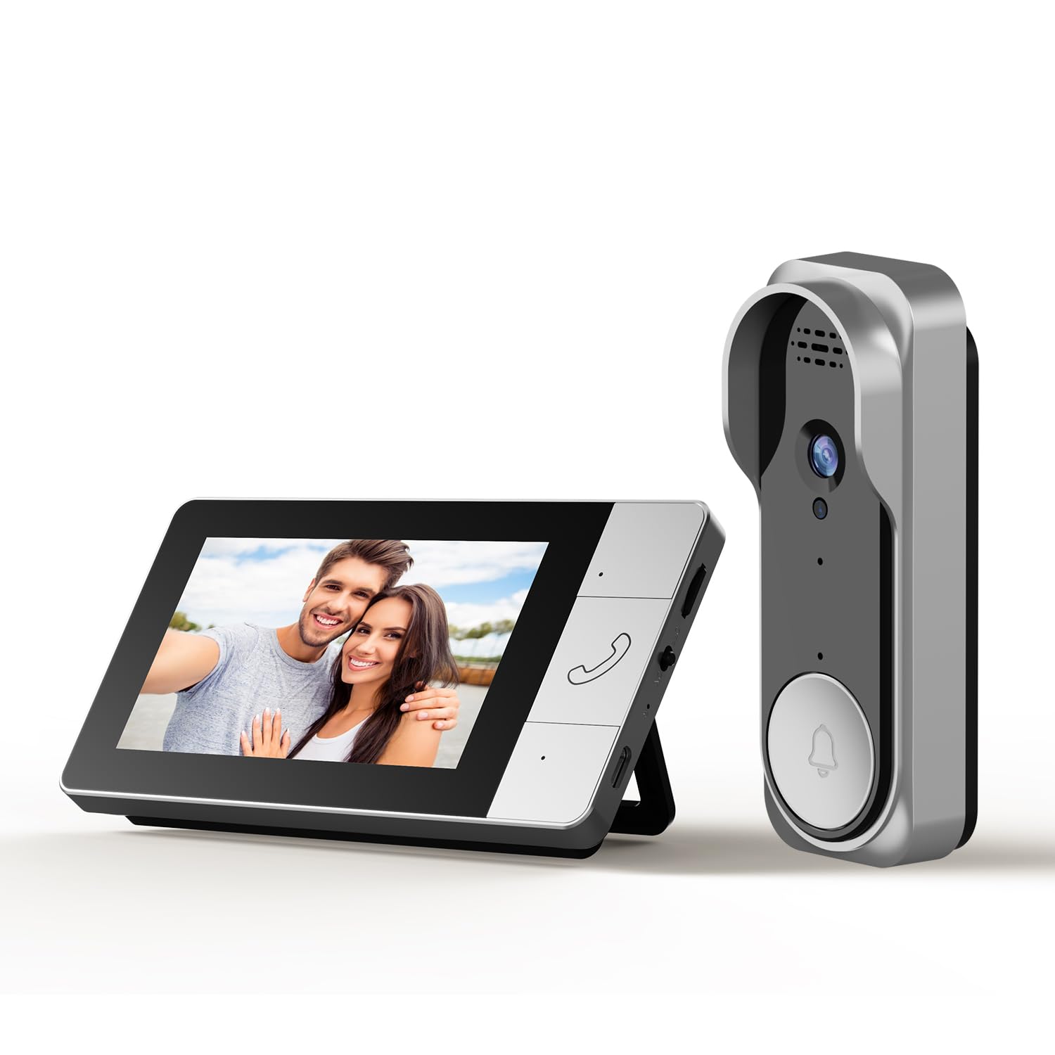 irianu Wireless Video Doorbell with 130 Degree Wide Angle
