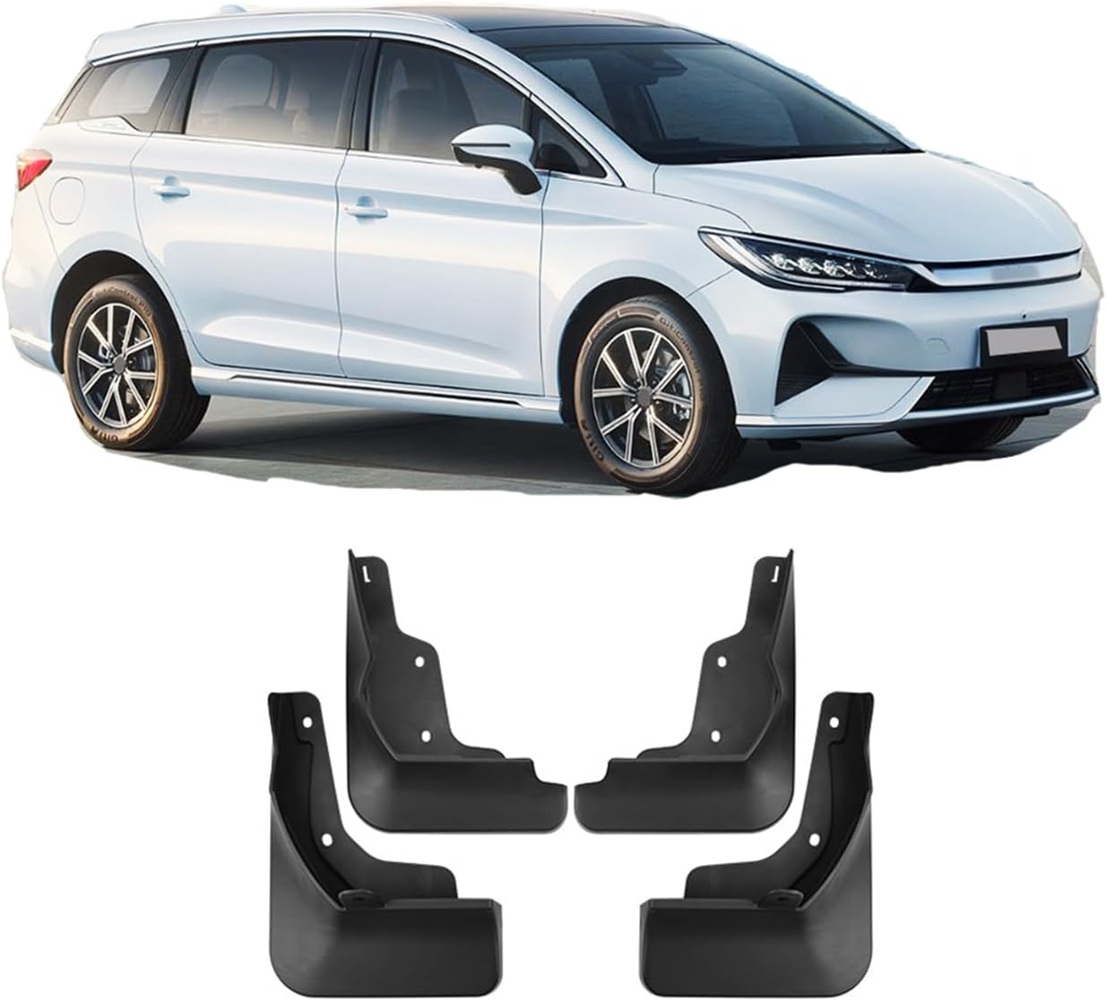 Car Mud Flaps Mudguard for B-YD M6 2024 Front and Rear Mudflaps Splash Guards Heavy Duty Flares 4-PC Auto Accessories,Send 1 Car Wash Towel