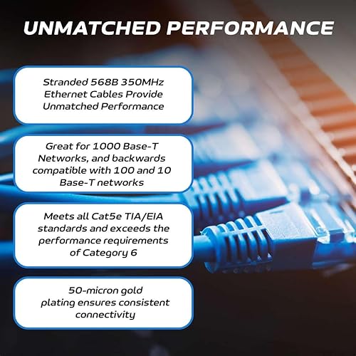Miniatura 4 de Cables Direct Online - Cable de conexión Ethernet Cat5E, Cat5, con RJ45 para red, PS4, Xbox, módem, router, PC, portátil, Smart TV