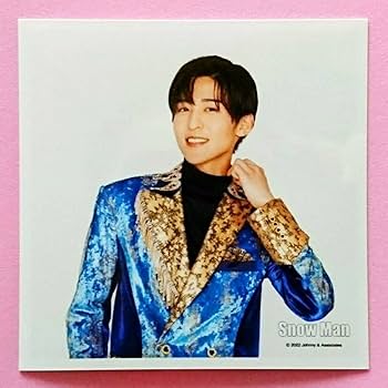 Johnny's -  Man 目黒蓮 公式　写真 クリスマス　グリーティングフォト Amazon.co.jp: Snow Man公式写真 ジャニーズ カウコン ましかく