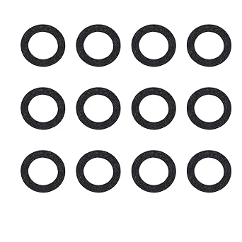 12 Pcs Replacement Bowl Nut Washer Gasket Fits Tecumseh Carburetors 27110A, 632673