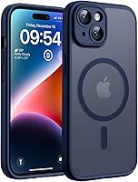 Vista 130 de TOCOL Funda magnética 3 en 1 para iPhone 14 Pro, mejorada [protección completa de cámara] con 2 protectores de pantalla, funda de grado militar