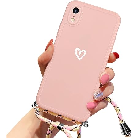 Coque IPhone 15 Avec Cordon Collier Réglable + MagSafe – Housse Silicone Transparente Antichoc, Lanière Corde, Protection Caméra, Blanc