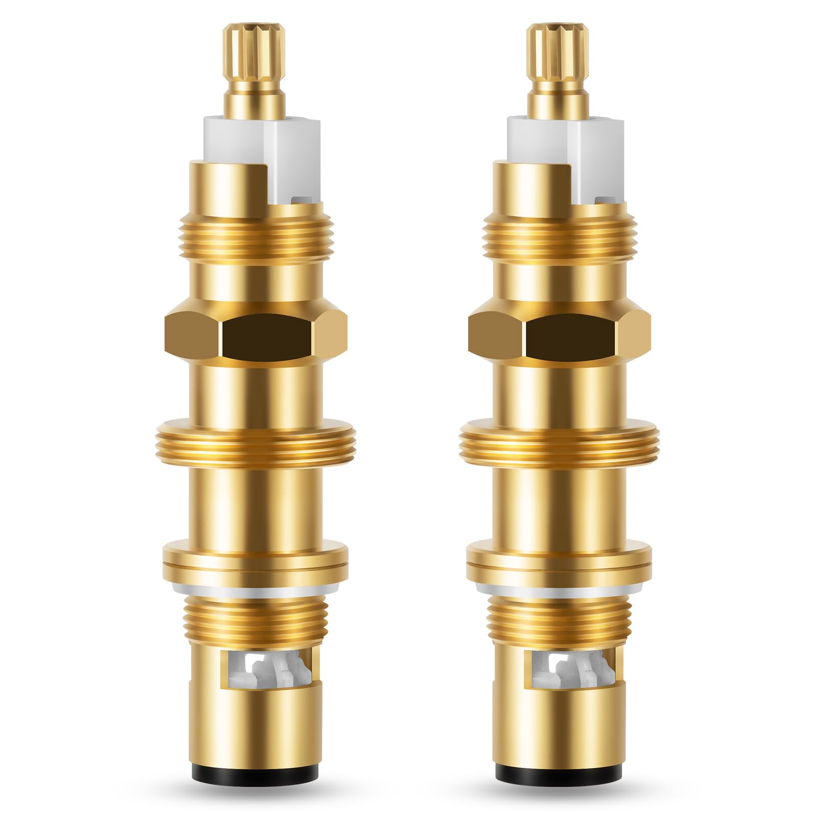 910-030 Ceramic Disc Cartridge Replacement For Price Pfister – 2-Pack Brass Shower & Faucet Stem For Tub/Shower - View #7