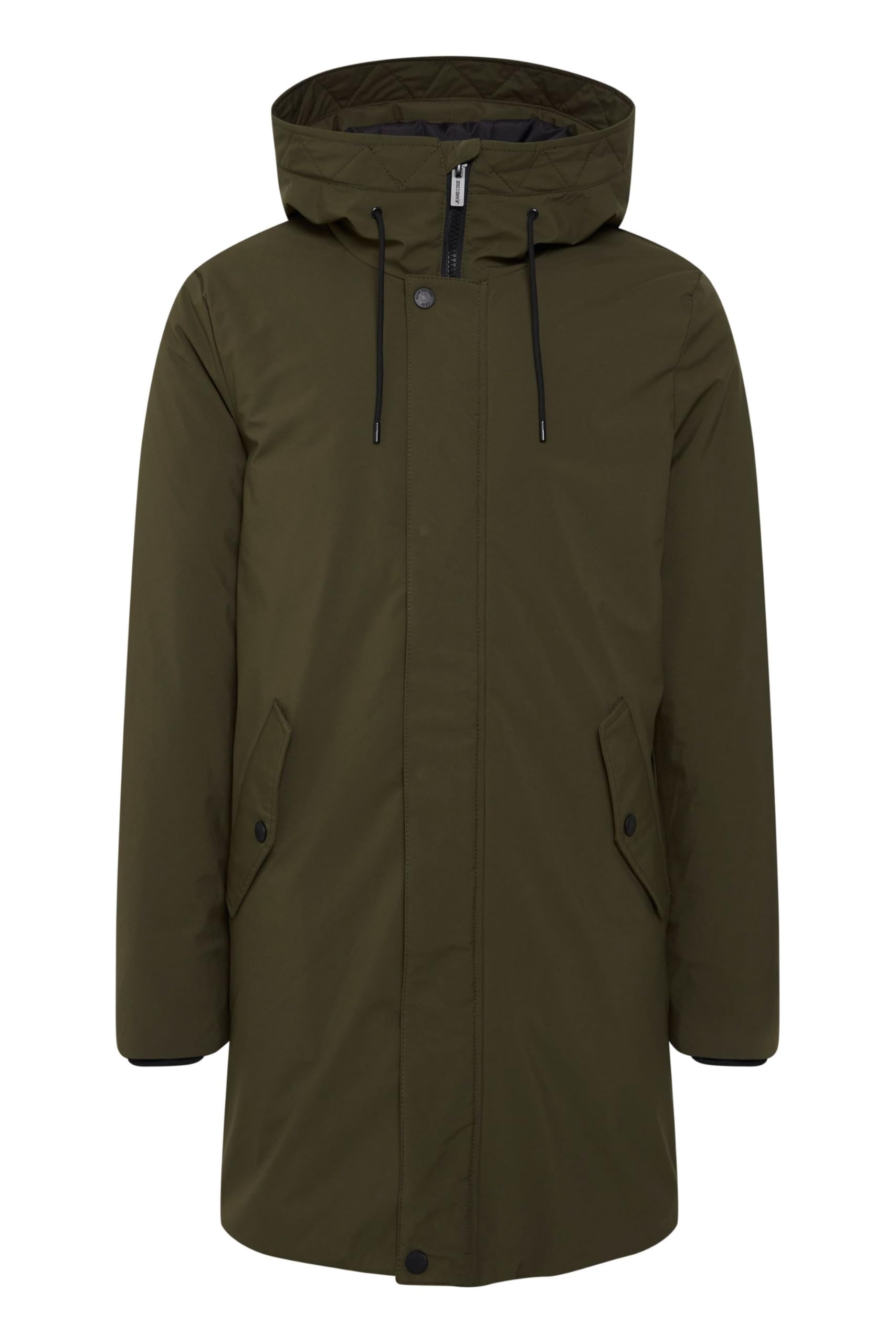 Indicode IDFido Herren Winterparka Parka Winterjacke mit Teddy-Futter