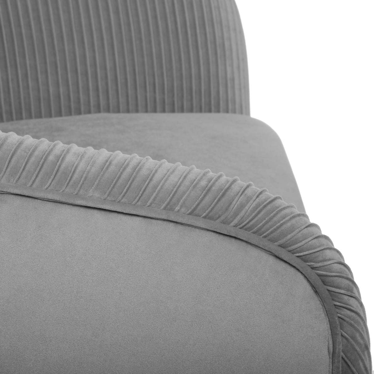 ATMOSPHERA CREATEUR D'INTERIEUR Sillón solaro de Terciopelo Gris