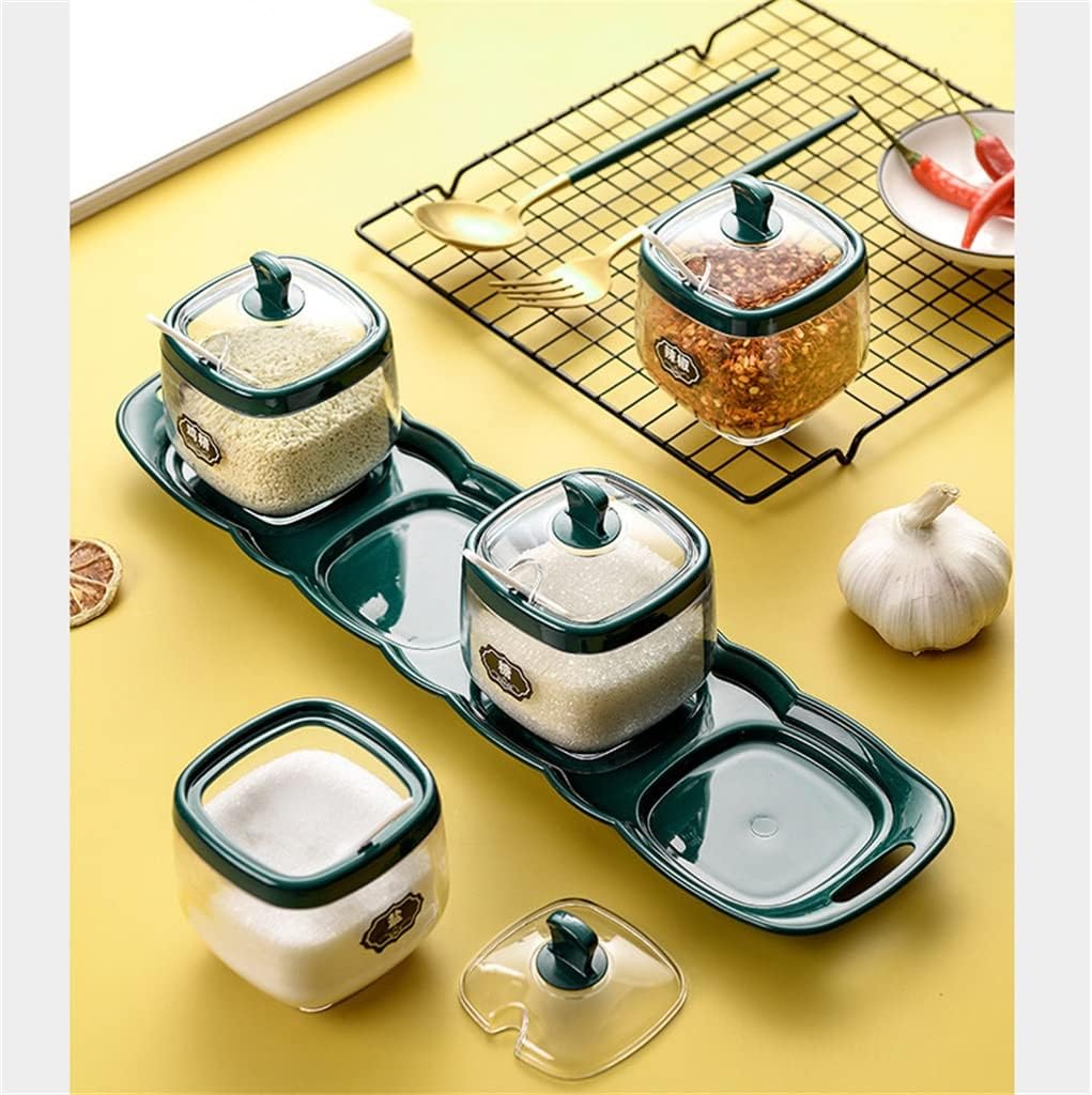 Seasoning box seasoning rack set container household condiment jar storage box kitchen storage tool