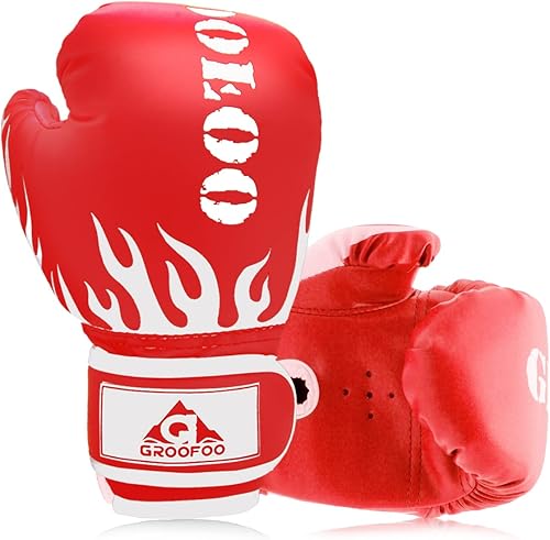 Guantes de boxeo para niños de 4 onzas, 6 onzas, 8 onzas, guantes de boxeo para niños y jóvenes, guantes de entrenamiento para saco de boxeo,