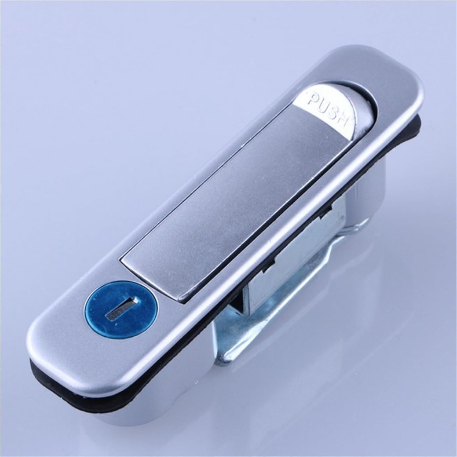 Electric Cabinet Button Bounce Handle Lock XJJ-MS737 Equipment Control Cabinet Door Plane Handle Locks 1Pcs