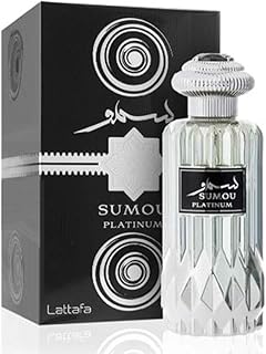 Lattafa Sumou Platinum Eau de Parfum Spray for Unisex, 3.4 Ounce