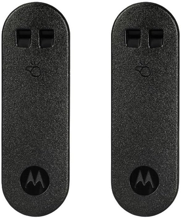 Motorola Solutions PMLN7240AR Whistle Belt Clip Twin Pack to Carry Two-Way Radios