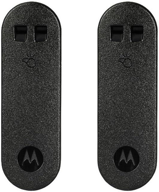 Motorola Solutions PMLN7240AR Whistle Belt Clip Twin Pack to Carry Two-Way Radios