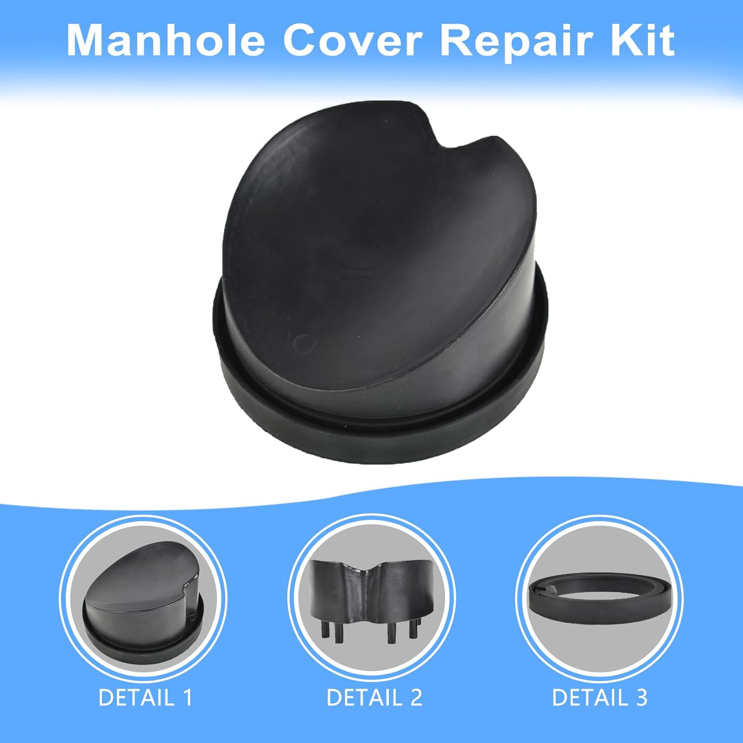 labwork Manhole Cover Clean Out Pump Repair Kit Replacement for Yamaha Jet Boat 2000-2016 F0R-67609-09-00