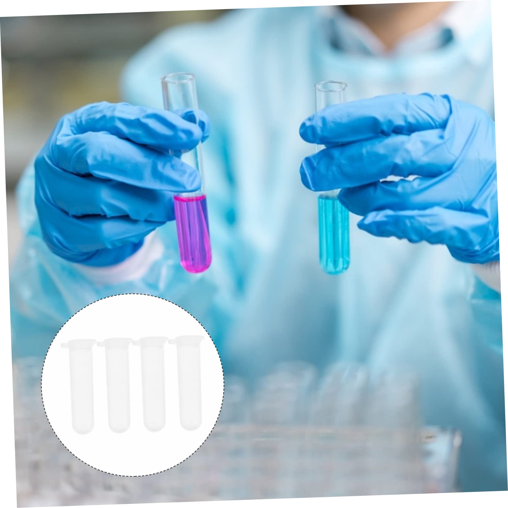 Provette Trasparenti in Pe Da 300 Per Centrifuga Fiale Per Esperimenti Di Laboratorio Provetta Centrifuga Per Campioni E Misurazioni