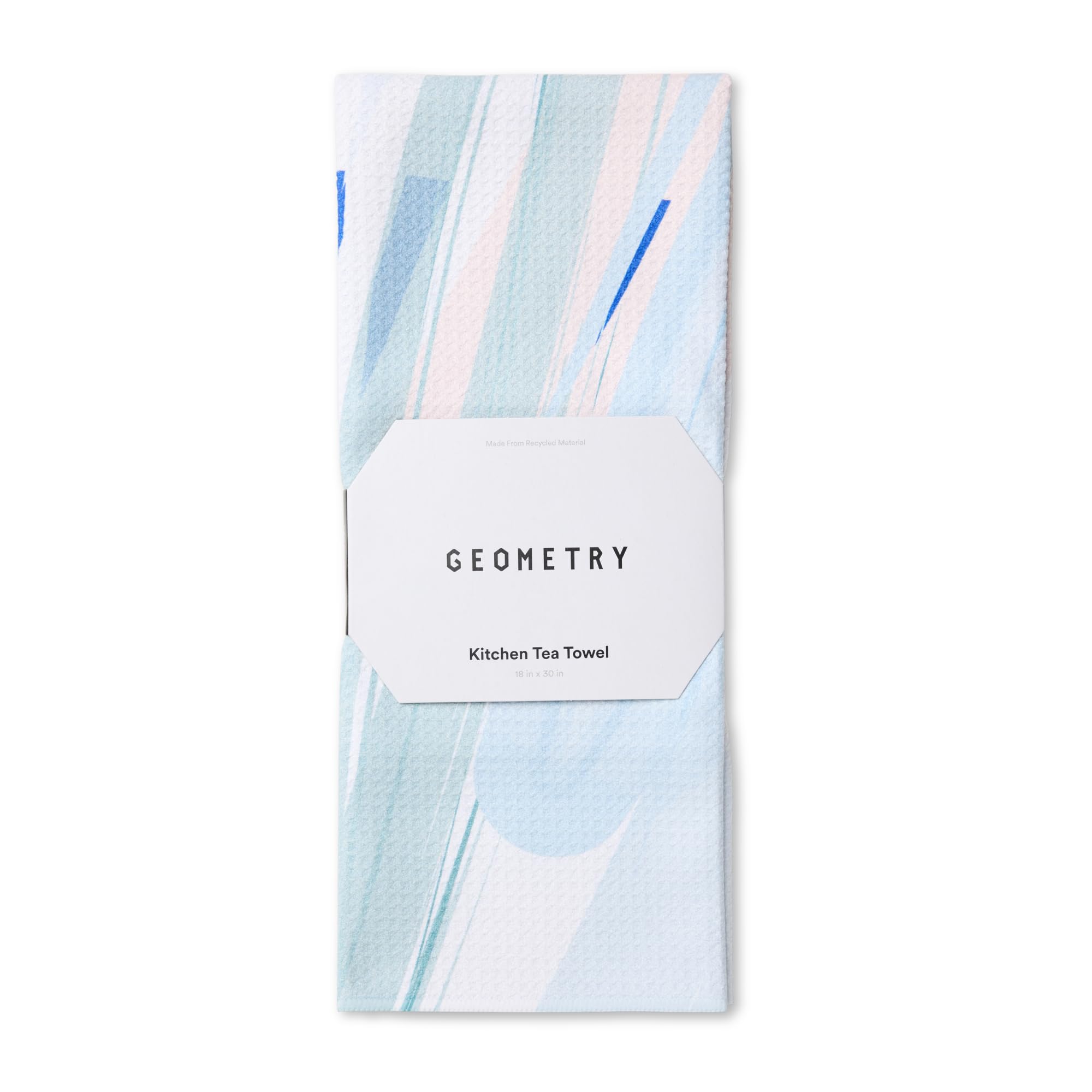 GEOMETRY Kitchen Tea Towels - Quick Dry Microfiber Dish Towels for Kitchen Create, 18" x 30" 1 Pack