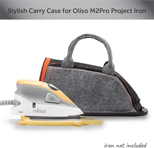 Miniatura 2 de oliso Bolsa de transporte pequeña para mini planchas M2Pro y M3Pro – Funda de viaje se adapta a la mayoría de las planchas de vapor mini – Ideal