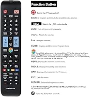 Vista 2 de Mando a Distancia Universal Compatible para Samsung LCD LED HDTV Smart TV