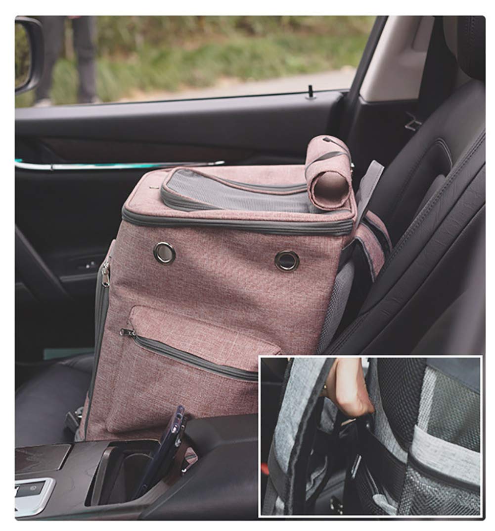 OMEM Rucksack für Haustier Outdoor Hunde rucksäcke für Haustier verstellbare Rucksack für Kleine Hunde und Katzen (Grau)