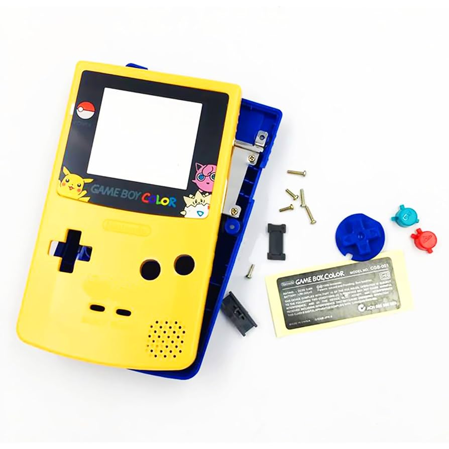 ゲームボーイポケット イエロー 外装交換品 DIY】1,000円でゲームボーイポケットを日本未発売カラーに換装し