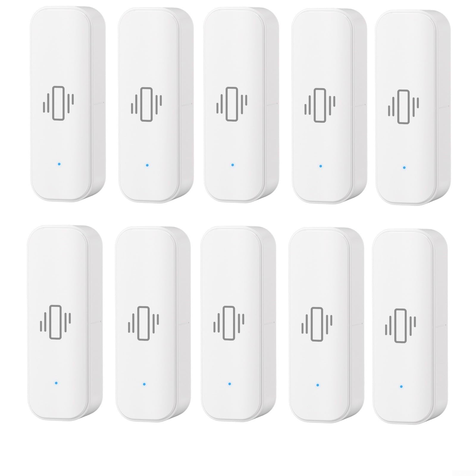 Sensor de vibración inteligente WiFi Sensor de vibración para Zigbee Sensor de vibración para Tuya Sensor de vibración inteligente WIFI Alarma en tiempo real para protección de seguridad en el
