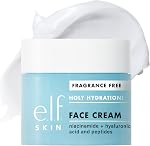 e.l.f. SKIN Holy Hydration! Face Cream, Fragrance Free, Smooth, Non-Greasy, Lightweight, Nourishing, Moisturises, Softens, Absorbs Quickly, Suitable For All Skin Types