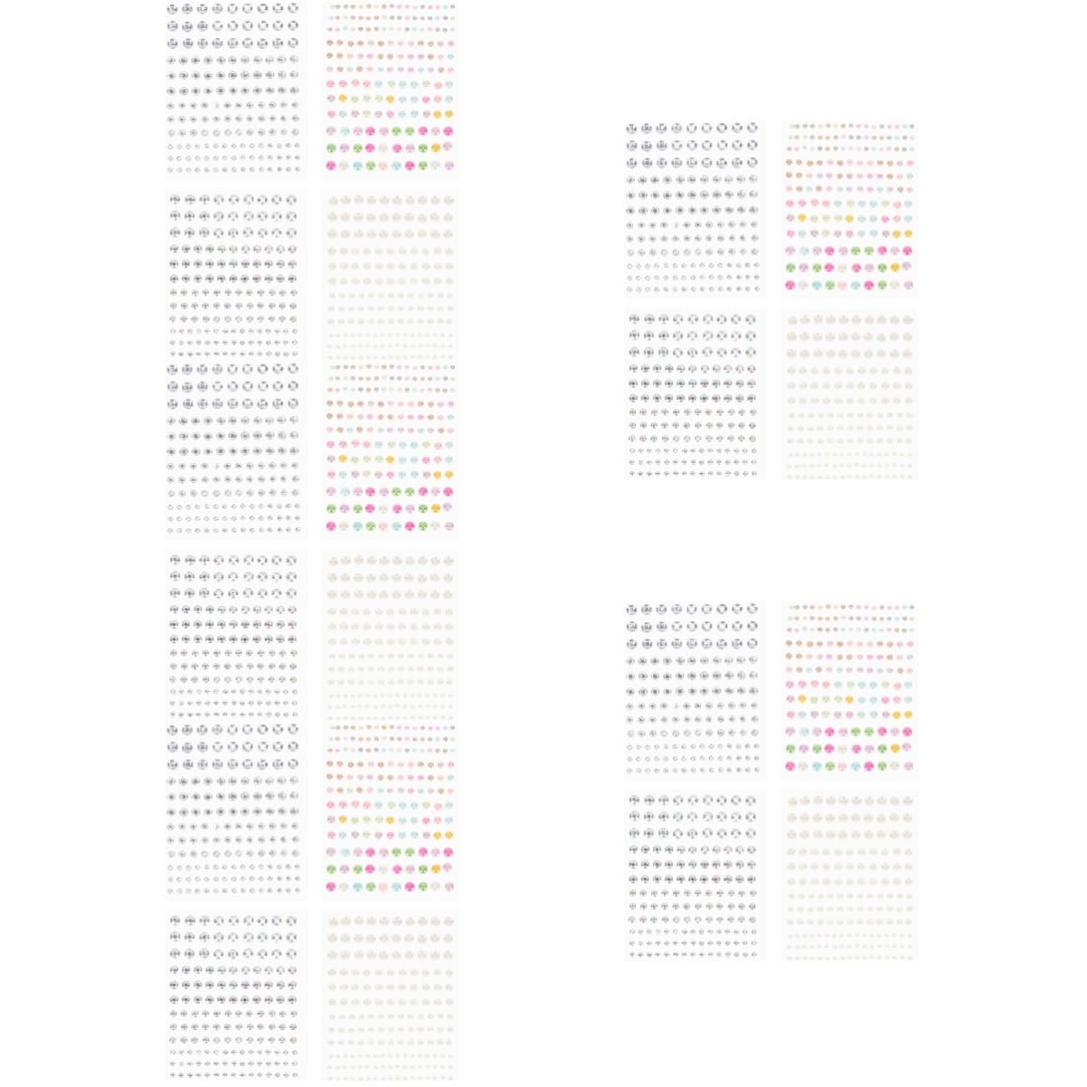Healeved 5 Set Adesivo Per Unghie Con Perle Portachiavi Soffice Accessori Cordino Decorazione Forestale Copertura Della Dell'aria Condizionata Luce Al Neon Usb Abs 4 Fogli*5