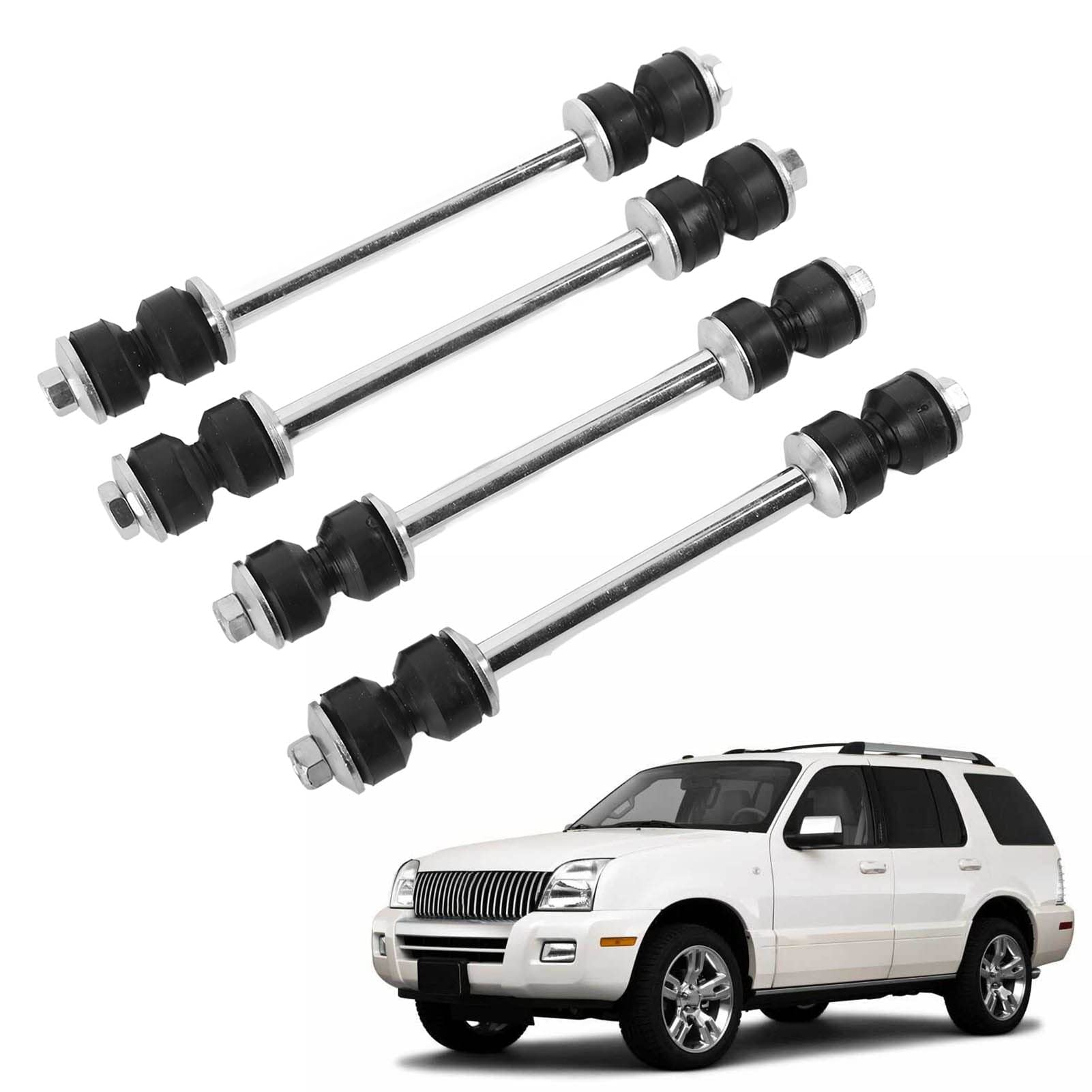 aqxreight Zestaw łączników Sway dla Mountaineer 2006-2010 | Front and rear replacement, K7275 compatible, suspension stabilizer end link, steel construction