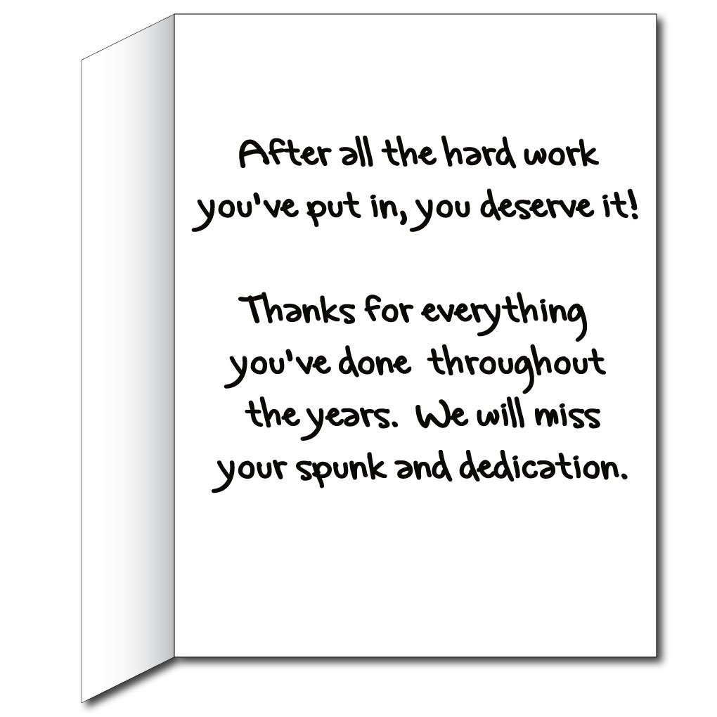 VictoryStore Jumbo Greeting Cards: Giant Retirement Card (Relax), 2 feet x 3 feet Card with Envelope