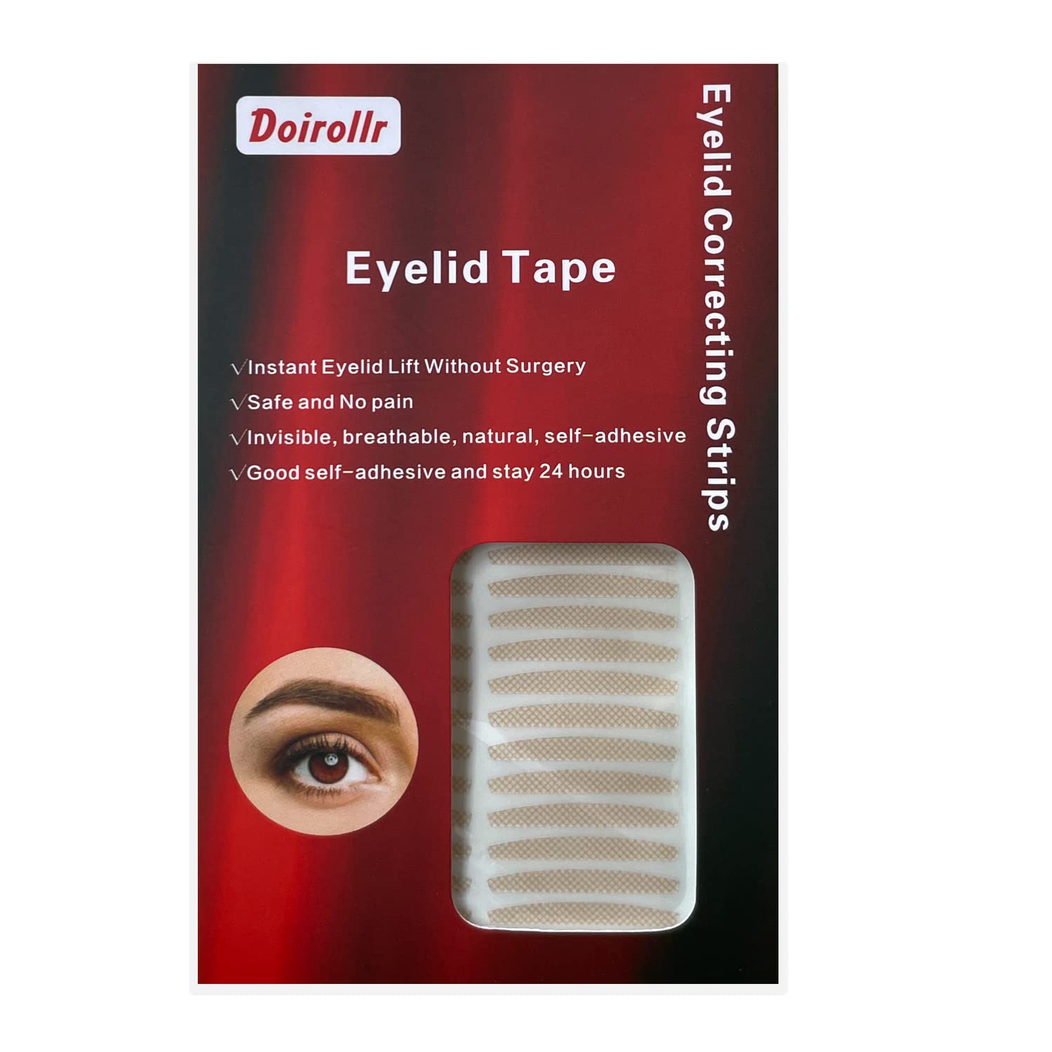 Buy Natural Invisible Eyelid Tapes Eyelid Correcting Strip(Sticky on