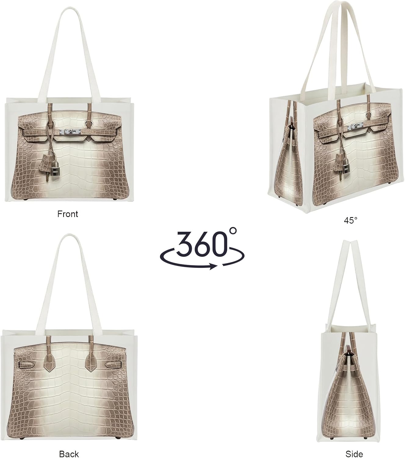 Chic Canvas Tote with Fashion-Inspired Print – Funny Gift Bag for Women, Stylish Holiday Present, Foldable Everyday Carryall - Image 5