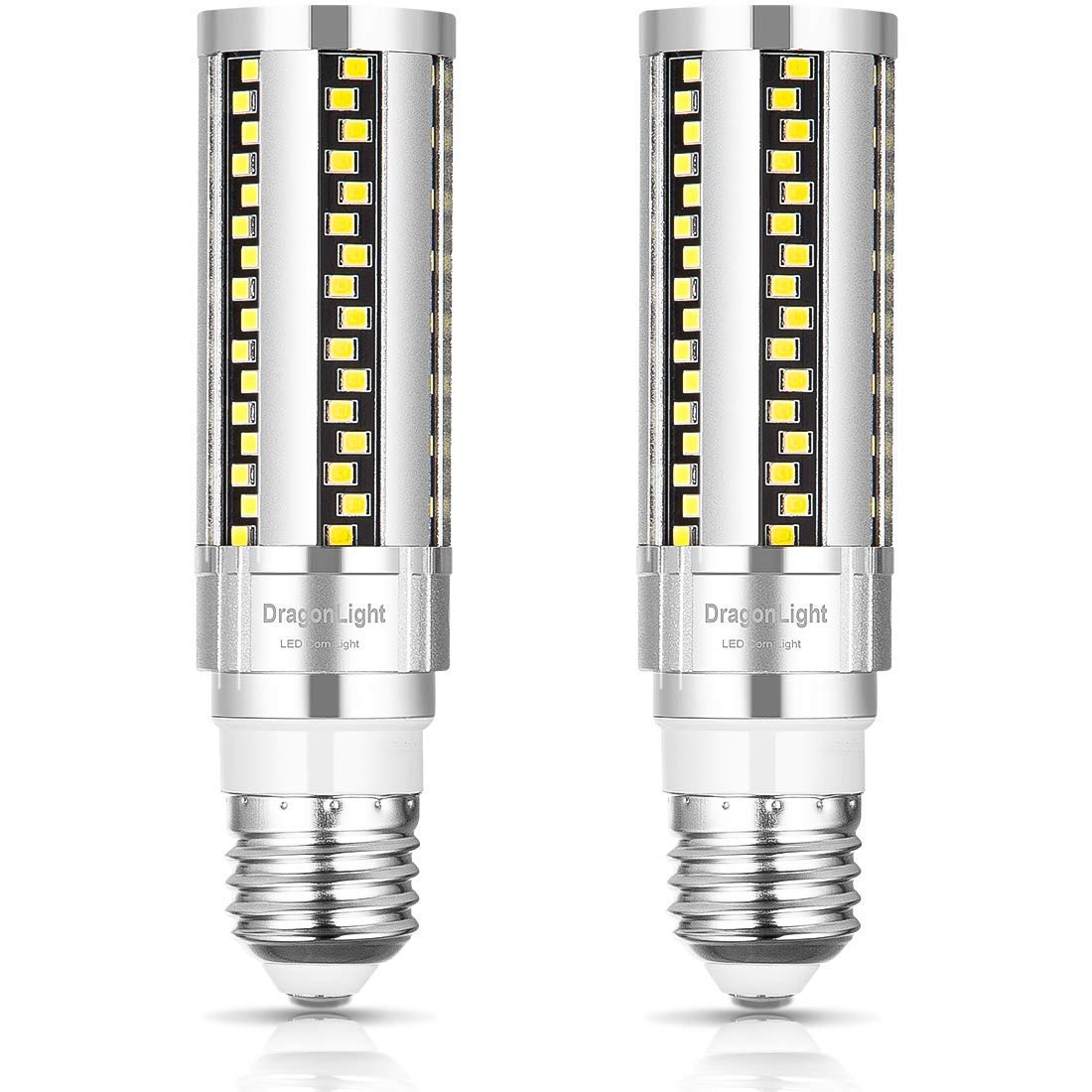 20W Corn LED Light Bulbs Fanless(200 Watt Equivalent) E27 Mogul Base LED Lamp 6000K 2,400 Lumens,Pack of 2