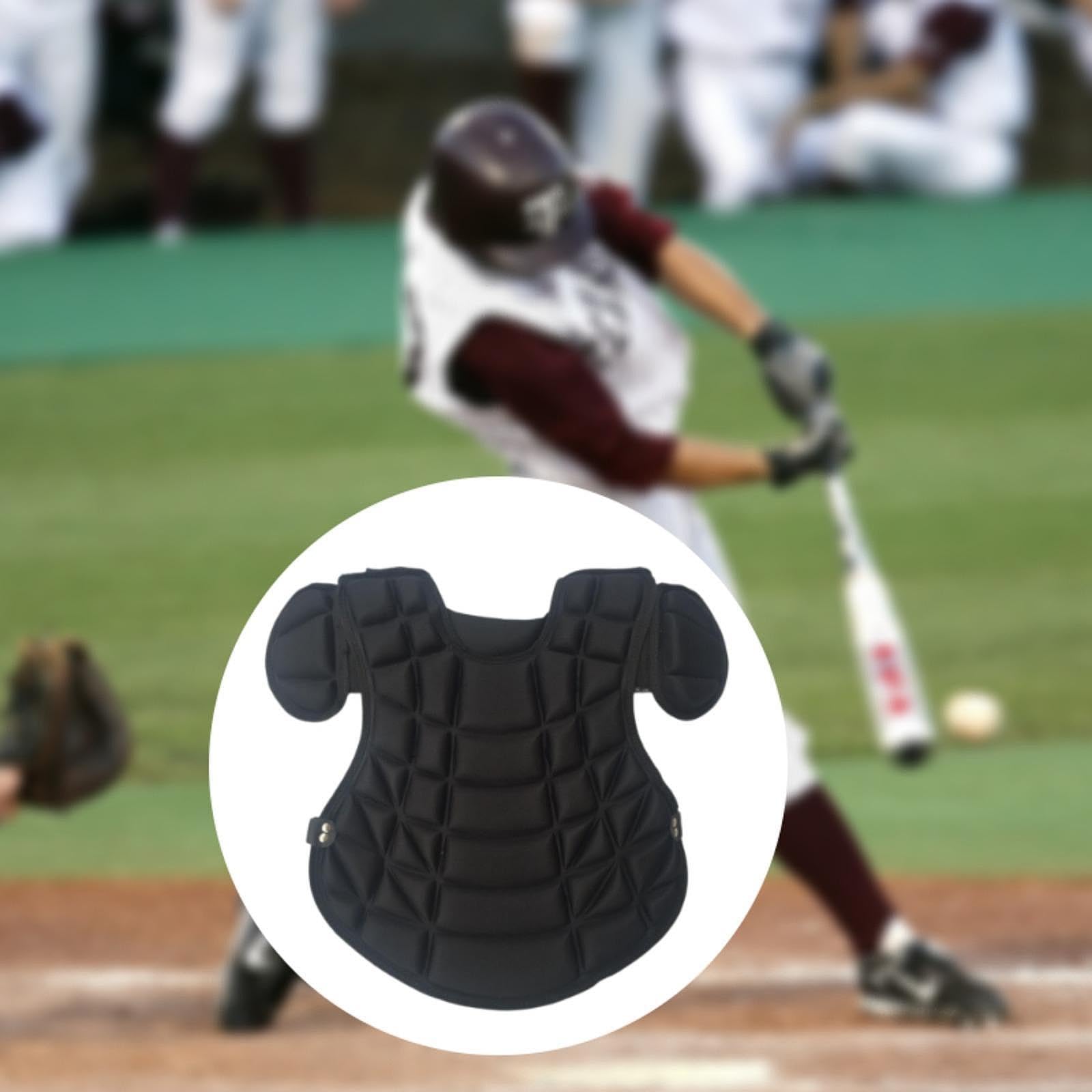 Perfeclan Protector de Pecho para Receptor, Equipo de protección para softbol, Deportes al Aire Libre, Boxeo, béisbol, protección Corporal Ajustable