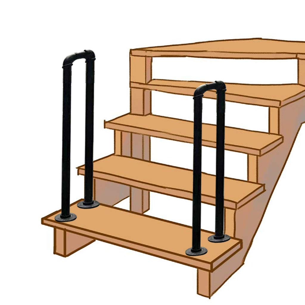 Main courante d'escalier extérieur pour sécuriser les marches du porche et du jardin