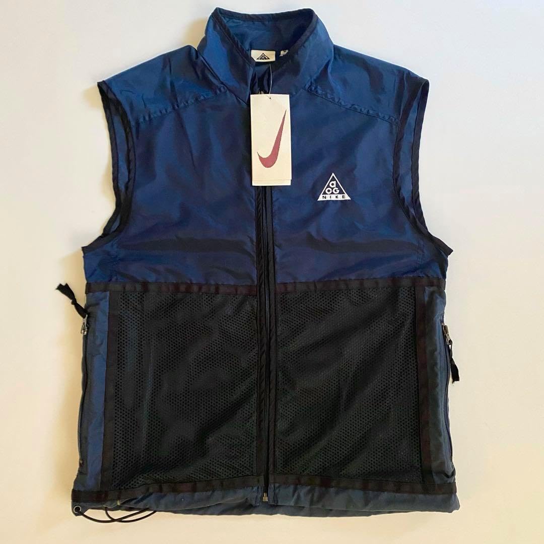 未使用 deadstock 90s nike acg ナイロンベスト M 紺 未使用 deadstock 90s nike acg ナイロンベスト M 紺