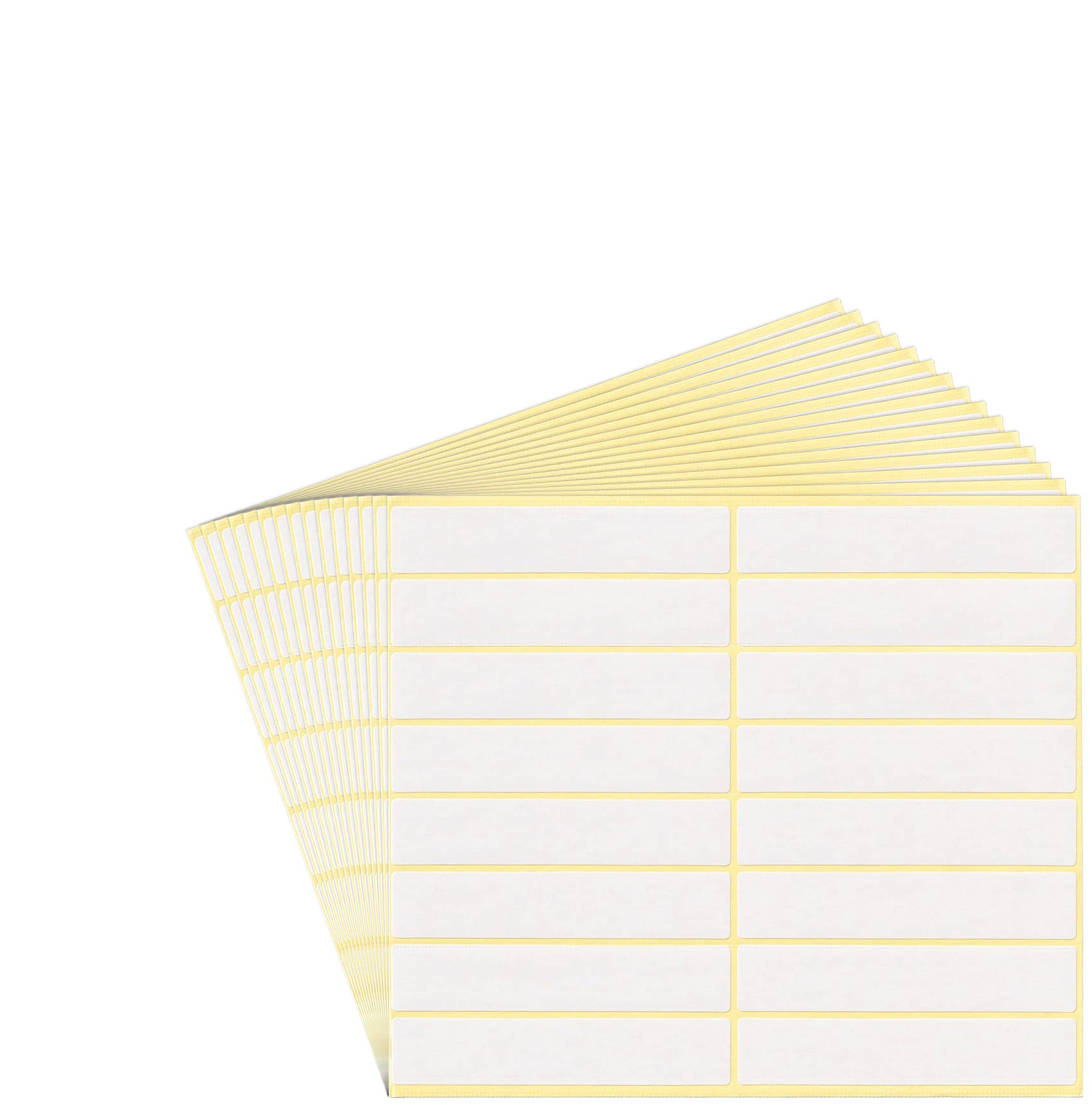 Self-Adhesive Writable Blank Paper Label Stickers - 17x85mm