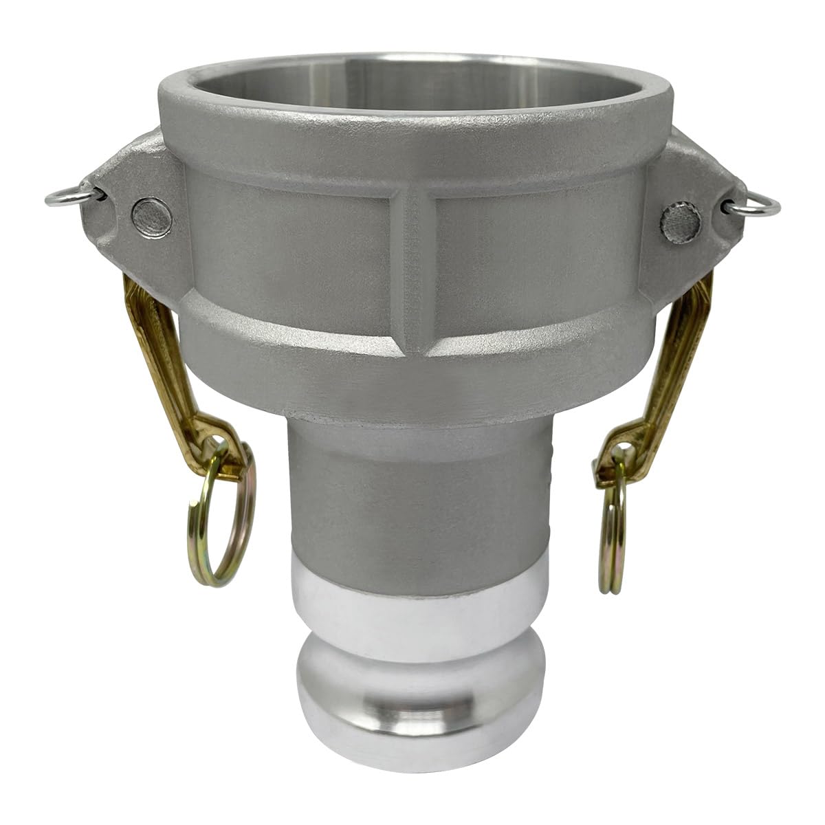 Gloxco Aluminum Type DA Cam and Groove Hose Fitting Reducer 3" Female Cam Lock x 2" Male Cam Lock (CAM-3020-DA-AL)