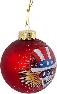 Kurt Adler GD4171 80mm Grateful Dead Glass Ball